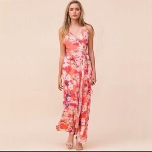 Fleur by Yuki Kim Vermillion Bloom Lover  Dress